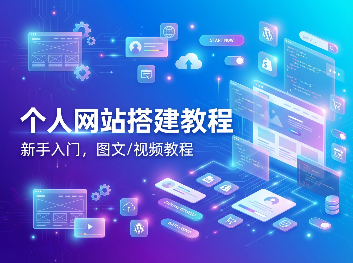 【图文】个人网站搭建教程 | 网站搭建图文视频教程